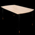 Native Home Lifestyle Light Oak Cambridge Dining Table With 6 Chairs